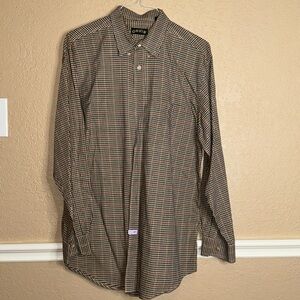 Orvis long sleeve button-down dress shirt size large
